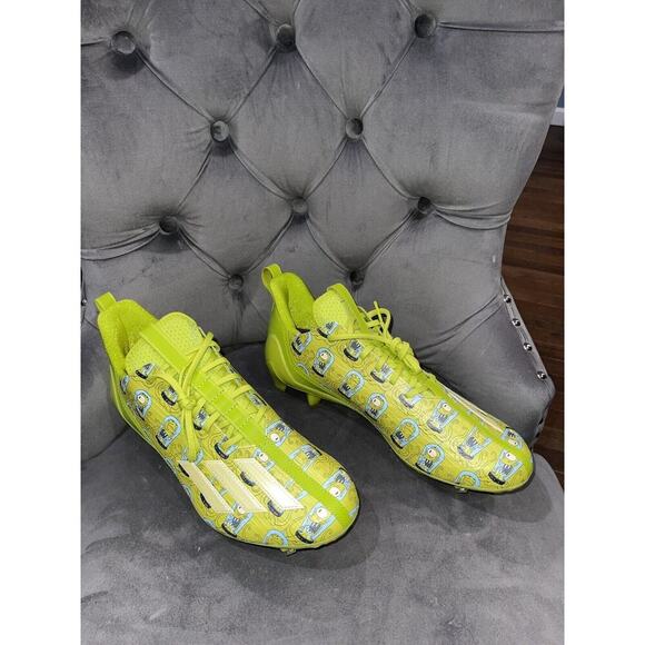 Adidas Adizero 12.0 Simpsons Men’s 11 Treehouse of Horror Football Cleats GW1786 - Picture 3 of 5